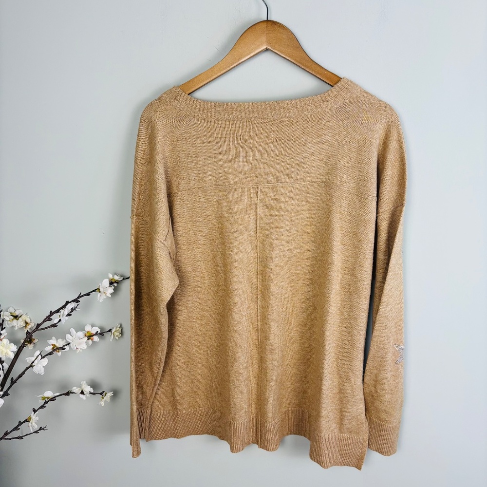 Knox Rose Embellished Star Sweater Size XXL - Picture 3 of 3